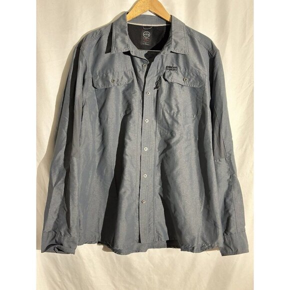 ATG by Wrangler Men's Long Sleeve Mixed Material Shirt Size XXL - Picture 1 of 16